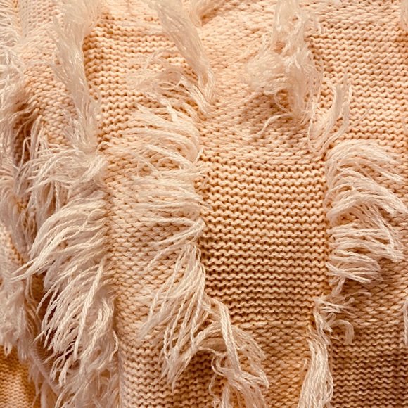 DO+BE Fringe Pullover Sweater - Blush Pink - Picture 3 of 5